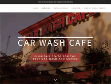 Tablet Screenshot of carwashcafeusa.com